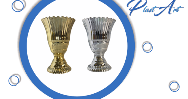 Vaso real metalizado prata vaso real metalizado dourado vaso decoração festas